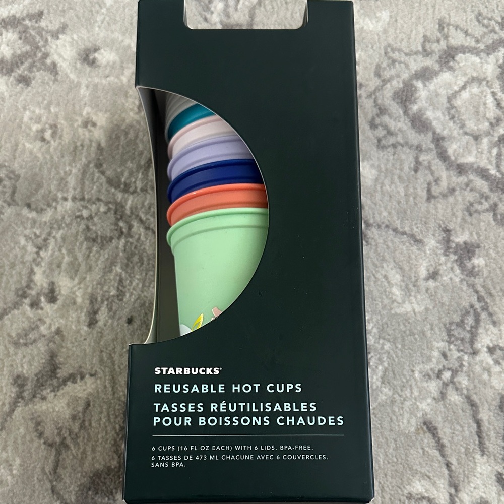 Starbucks Easter  Multicolor Reusable Hot Cups